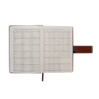 Ежедневник недатированный формат А5, с хлястиком, 112л, линия, пвх, Коричневый Ежедневник недатированный формат А5, с хлястиком, 112л, линия, пвх, Коричневый