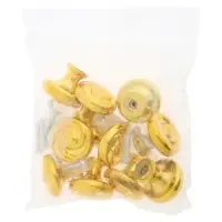 Ручка кнопка CAPPIO RK003, d=35 мм, цвет золото, набор 10 шт.