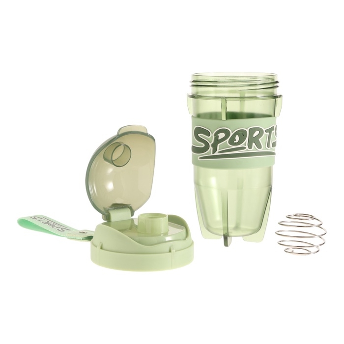 Шейкер спортивный для коктейлей, 600 мл, 20 х 10 х 7 см Шейкер спортивный для коктейлей, 600 мл, 20 х 10 х 7 см