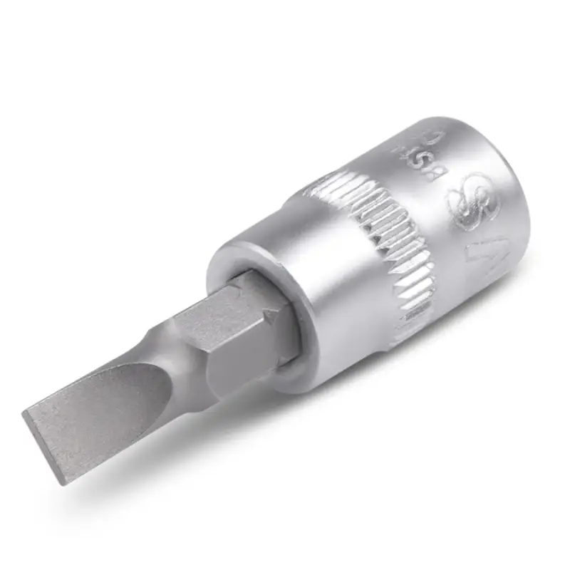 Головка со вставкой 1/4" шлиц (SL5.5, L=38мм) AVS BS14FD5.5