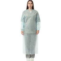 Халат ЕВРО н/с, рукав рез, дл.140 см, р.52-54 пл.25, 5шт/уп Инмедиз