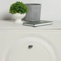 Ручка-кнопка мебельная CAPPIO RK147, d=26 мм, графит