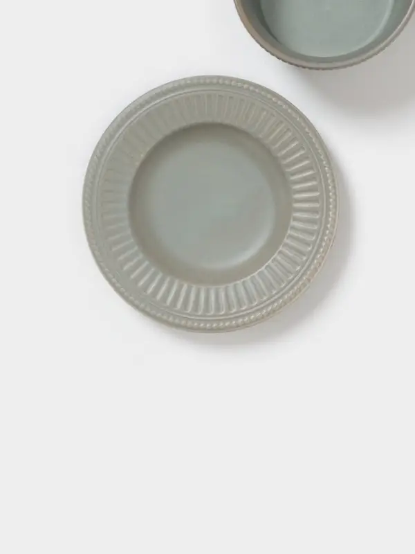 Чайная пара Ancient Greece, чашка 280 мл, блюдце d=15.5 см, керамика, зелёная