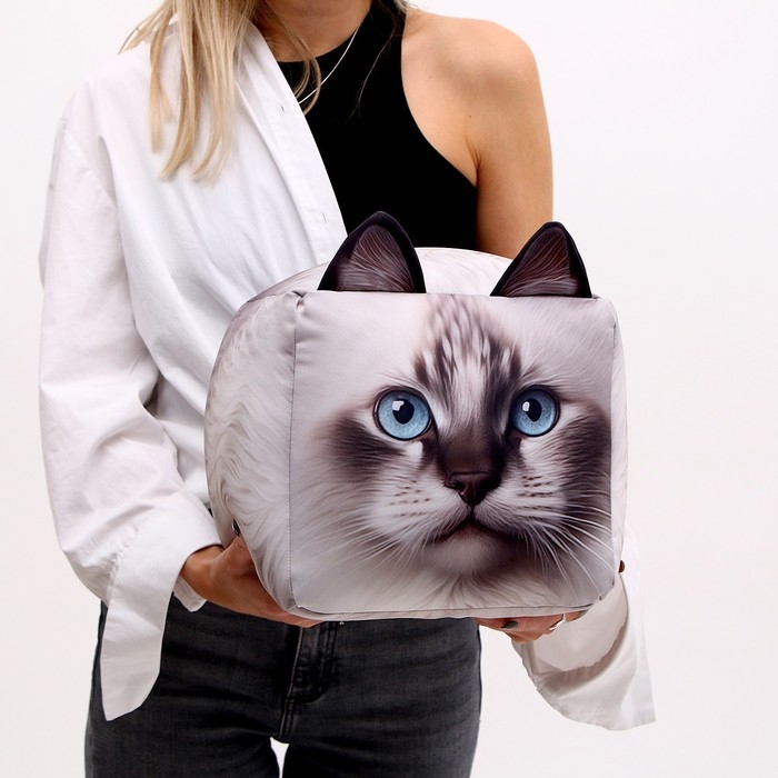 Антистресс кубы &laquo;кот&raquo;, белый