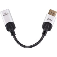 Адаптер DisplayPort(M) ---> HDMI(F) 0.15m 4K@60Hz VCOM <CG621M-0.15