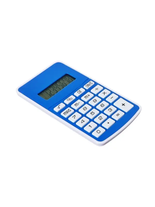Калькулятор карманный, 08-разрядный, 5828 корпус, синий