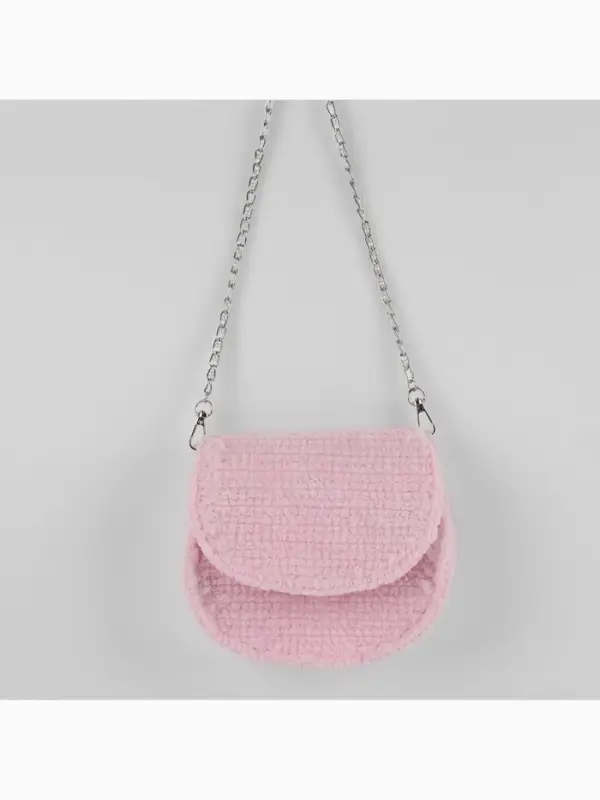 Канва-основа для вышивания сумки, пластиковая, 42&times;24 см, цвет белый