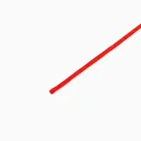 Шнур атласный на бобине 2 мм, 50 метров, красный