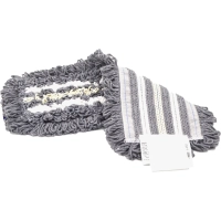 Насадка МОП плоский 40х13 см, хлопок+серая виск+микроф, т-обр ухо AS3709