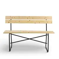 Скамейка деревянная, 120&times;50&times;82.5 см, для дачи и сада