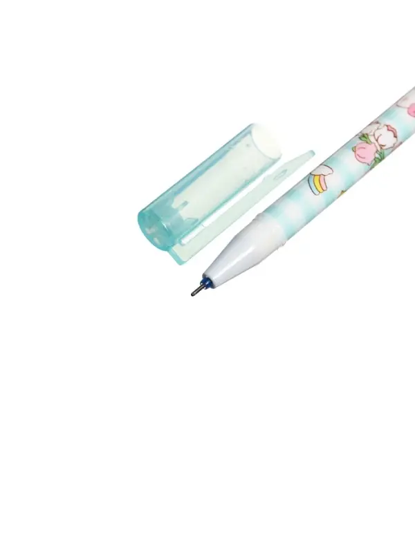 Стираемая ручка &laquo;Котик&raquo;, гелевая, синий стержень, узел 0.38 мм, МИКС