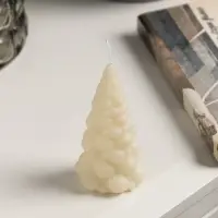 Светодиодная фигура &laquo;Ёлочка&raquo; 10&times;5 см, от батареек AG13&times;3, свечение тёплое белое