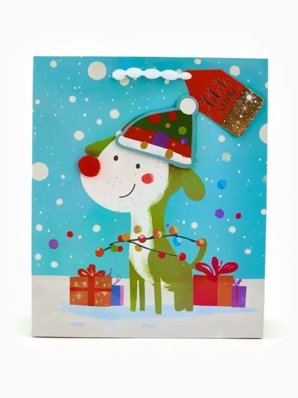 Набор подарочных  пакетов &laquo;Новый год&raquo;, 3 шт,  25,4 &times; 30,5 &times; 12,7 см