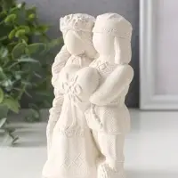 Фигура «Оберег неразлучники», 14×8×5.5 см, натуральный