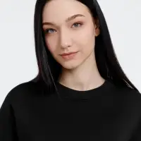 Свитшот оверсайз унисекс True Self, черный, размер XL
