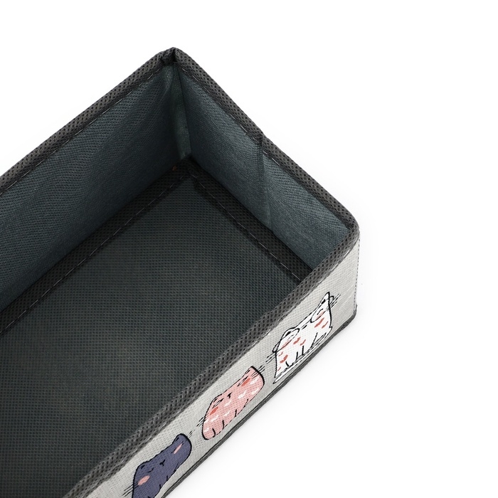 Органайзер для хранения, кофр для белья Органайзер для хранения, кофр для белья "Котятки", 10 х 18 х 10 см