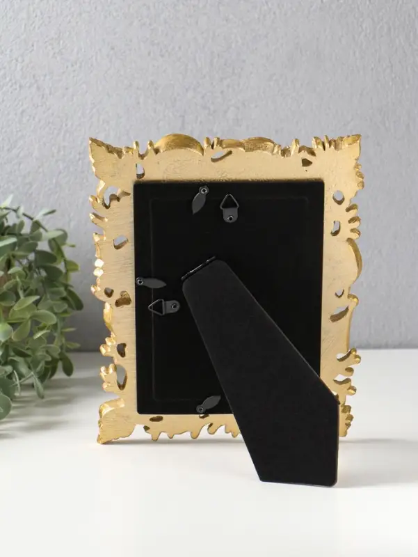 Фоторамка полистоун 10х15 см "Морские ракушки" золото 18,1х2,5х23,2 см