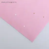 Бумага упаковочная &laquo;Цветы&raquo;, розовый, 70 х 100 см