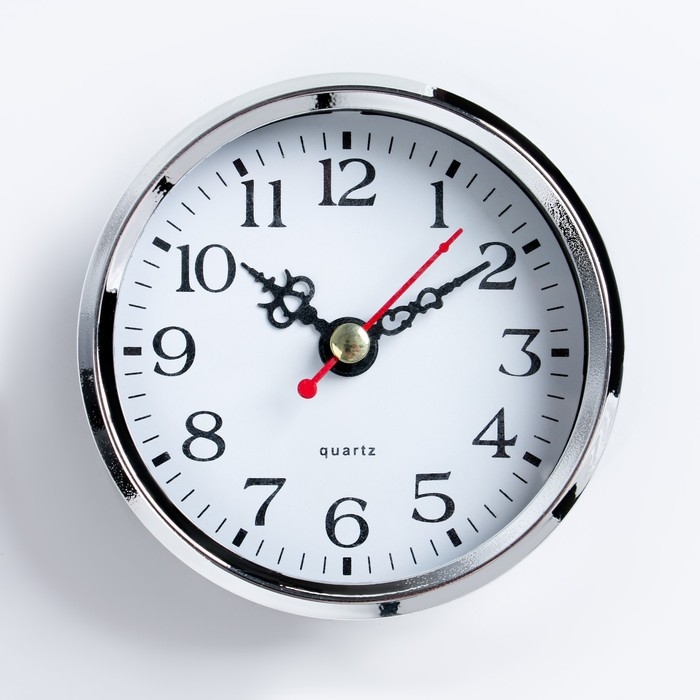 Циферблат  d-8 см, 1 АА, механизм 5168, дискретный ход