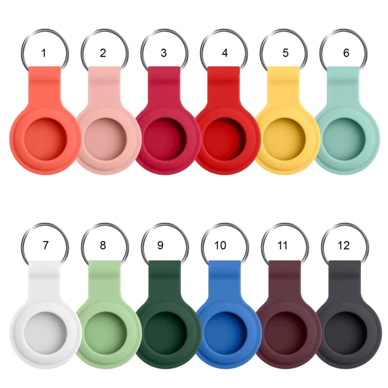 Чехол Airtag силиконовый однотонные матовые в ассортименте Чехол Airtag силиконовый однотонные матовые в ассортименте