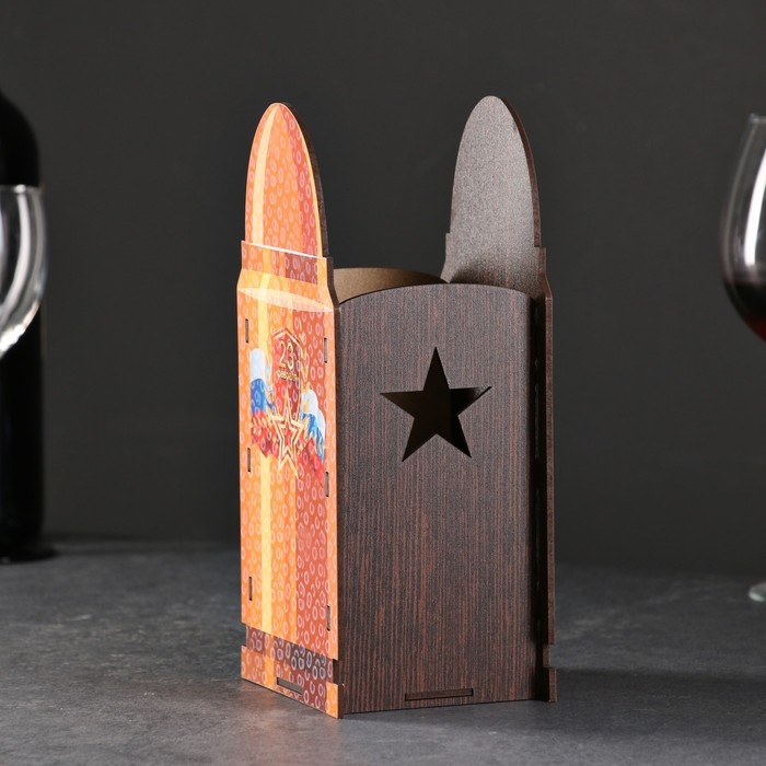 Подставка под бутылку  Подставка под бутылку "Патрон" 25х11х9,5 см