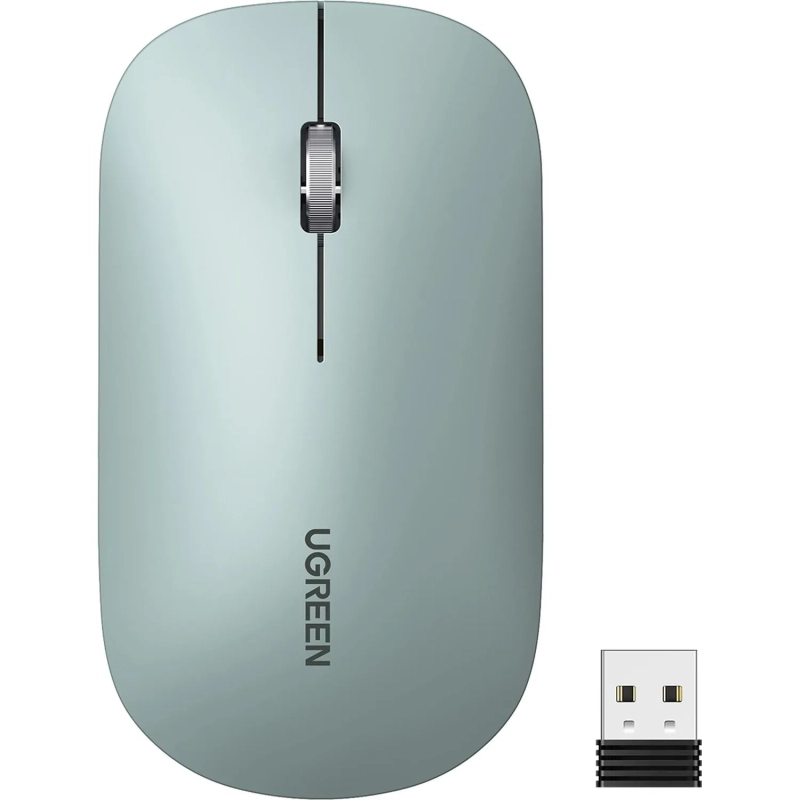 Мышь компьютерная Ugreen MU001 (90374) зеленый WLS