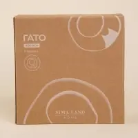 Тарелки глубокие SL Home &laquo;Гато&raquo;, 750 мл, d=18.5 см, набор 2 шт., фарфор, белые