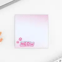 Блок для записей с отрывными листами, 50 л. 7,5 х 7,5 см &laquo;Аниме. Девочка кошка&raquo;