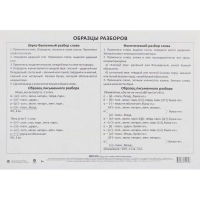 Плакат (наб)  Русский язык. Начальная школа  А4 КОМ-119