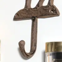 Крючок настенный &laquo;Олень - Серебряное копытце&raquo;, ключница декоративная, чугун, 9.6&times;20.5&times;3.5 см