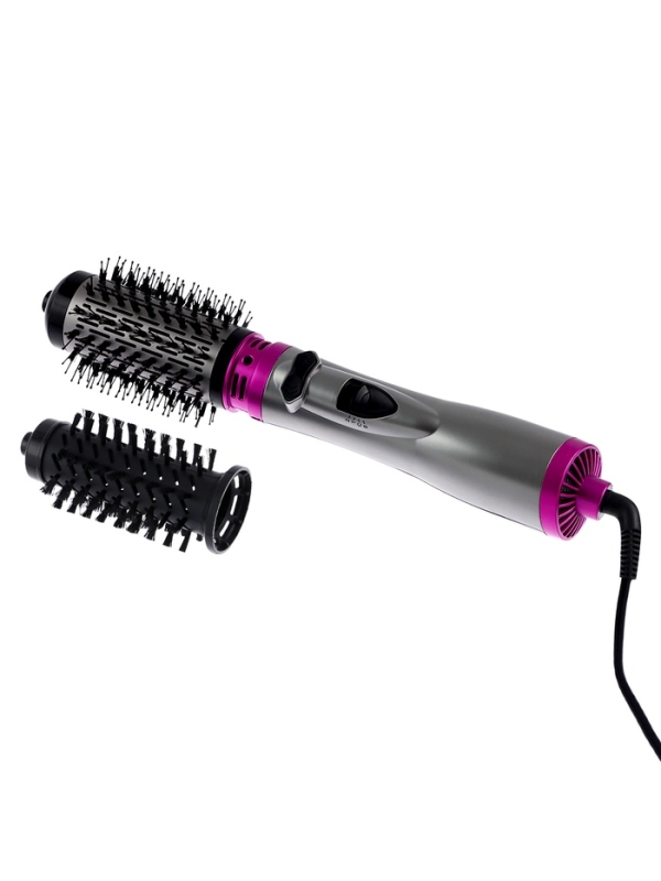 Фен-щетка LFS-03, 1200 Вт, 3 режима нагрева, 3 скорости, серо-розовый Фен-щетка LFS-03, 1200 Вт, 3 режима нагрева, 3 скорости, серо-розовый