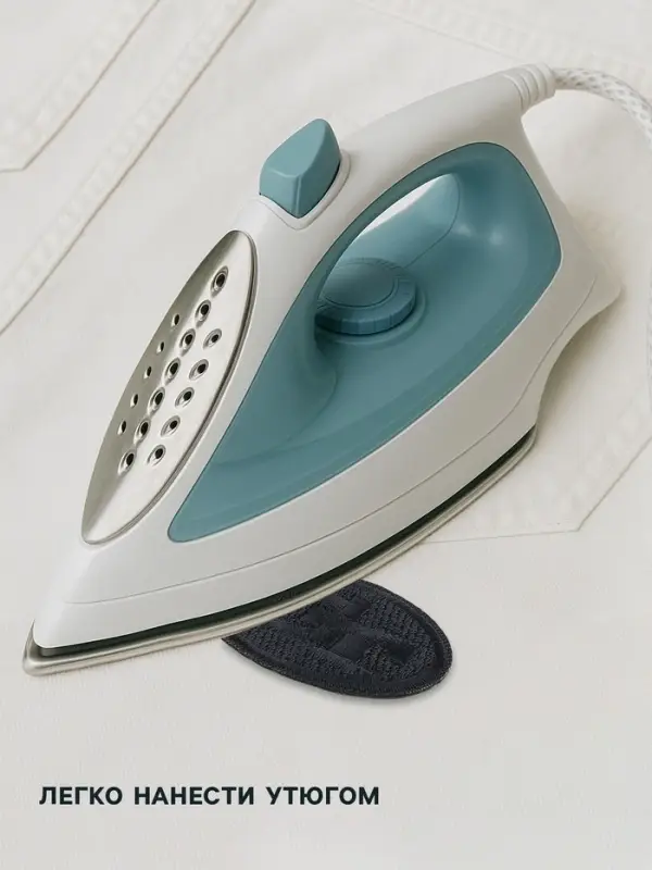 Термоаппликация Clt, 4.6&times;3.3 см, чёрная