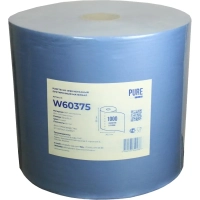 Материал протирочный нетканый Puretech 60г/м2 синий 36,5х32см 1000л W60375