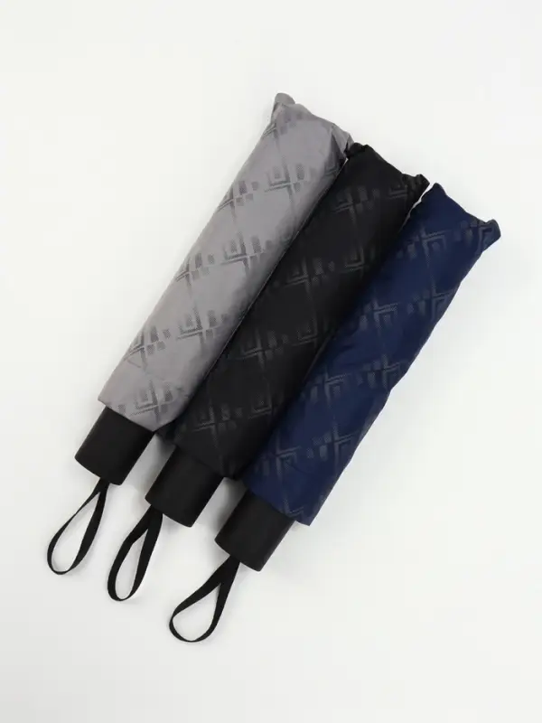 Зонт механический &laquo;Узор&raquo;, эпонж, 4 сложения, 10 спиц, R = 53/60 см, D=120 см, цвет МИКС