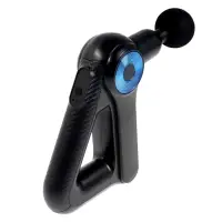 Массажёр для тела LEM-11, перкуссионный, 9 насадок, 9 режимов, чёрный