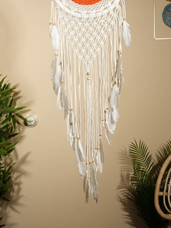 Ловец снов "Красный глаз" 32х90 см.