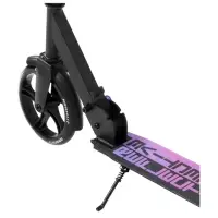 Самокат городской GRAFFITI City 200, складной, колёса PU 200 мм, ABEC 7 Carbon, цвет чёрный