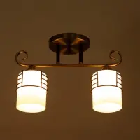 Люстра &laquo;Кипр&raquo; 2&times;40 Вт Е27 латунь/черный 36.5&times;15&times;26 см