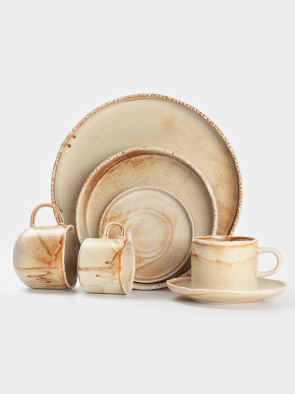 Блюдце Magistro  Блюдце Magistro "Organic brown" 14х1.8 универсальное