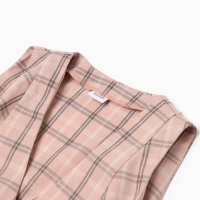Жилет женский MINAKU: Casual Collection цвет клетка розовый, р-р 50