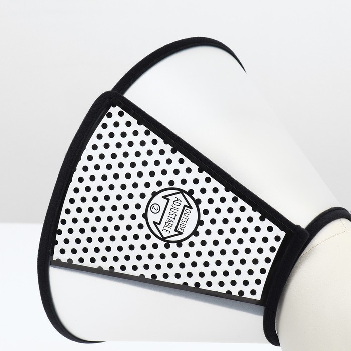 Ветеринарный воротник №1, обхват шеи 37-44 см, высота 22 см, чёрный Ветеринарный воротник №1, обхват шеи 37-44 см, высота 22 см, чёрный