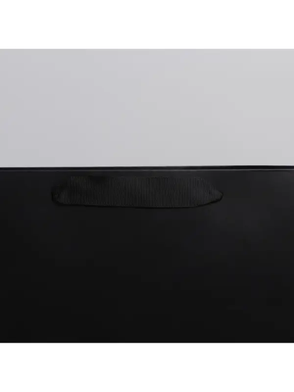 Пакет подарочный ламинированный, упаковка, &laquo;Чёрный&raquo;, ML 23 х 27 х 11.5 см