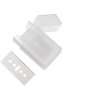 Лезвие для ножей безопасных запасное Topfort 18,7мм прямоуг.,ст.SK5,5шт/уп