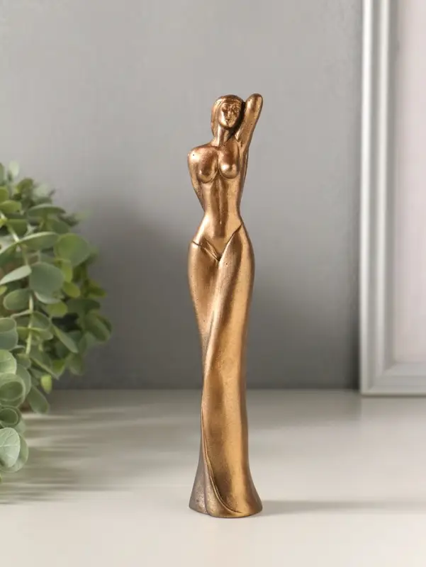 Фигурка гипс &laquo;Эстетика&raquo;, 19&times;3&times;4 см, под бронзу