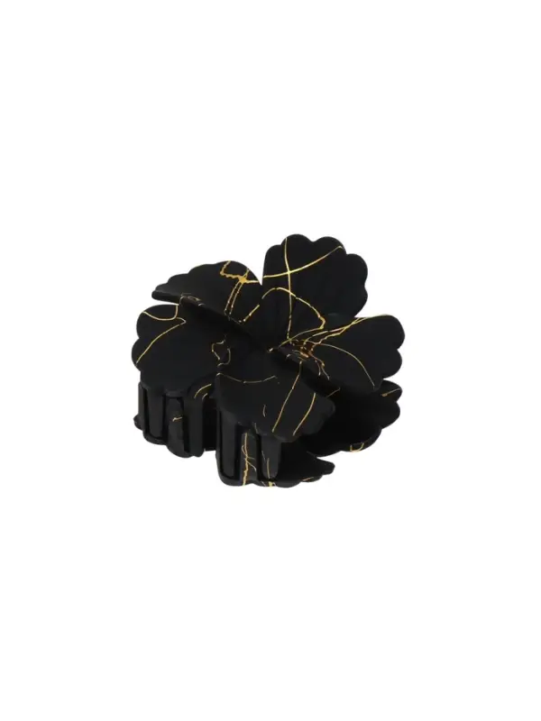 Краб для волос "Артемида" цветок, 7,5х7,5 см, матовый, микс