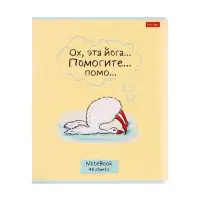 Тетрадь 48 листов в клетку &laquo;Гусь-веселюсь №1&raquo;, обложка мелованный картон, МИКС