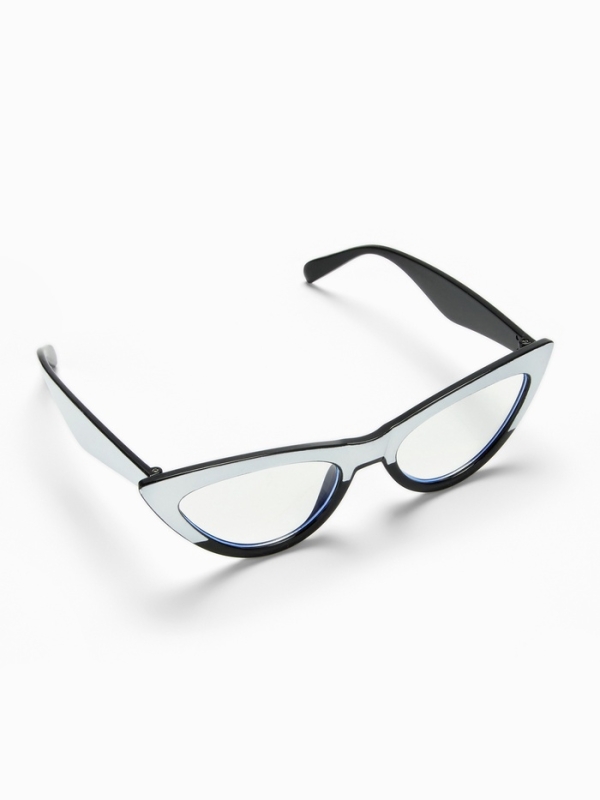 Очки имиджевые женские, для компьютера, ширина 15.2 см, дужка 14 см, линза 6.8 х 4.5 см