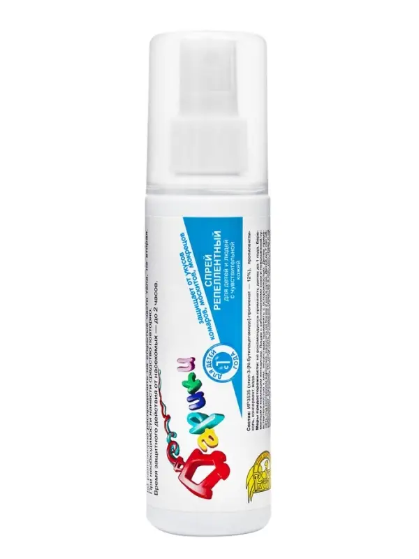 Спрей репеллентный от комаров "Дарики-Дарики", для детей, 125 мл