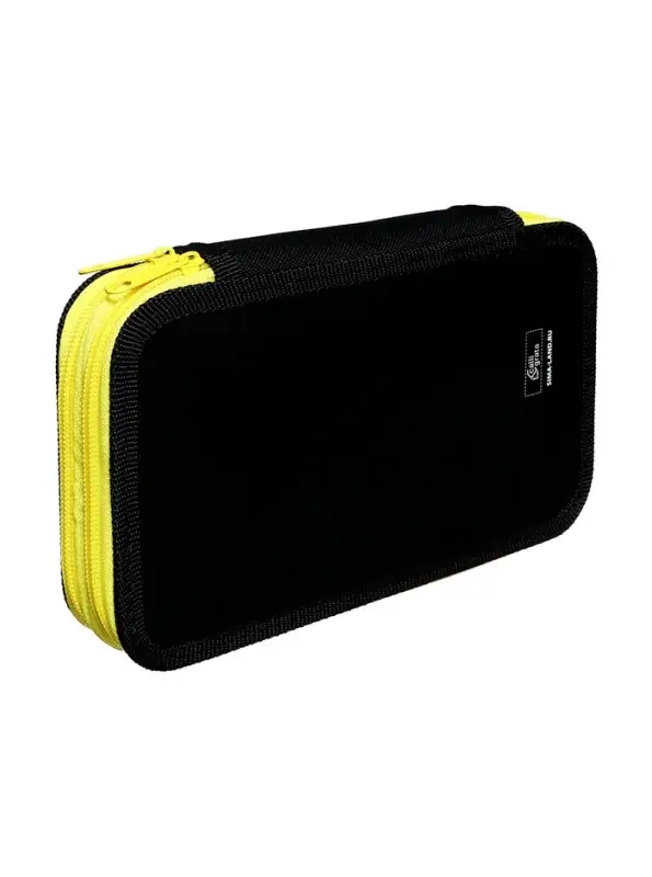 Пенал школьный, 2 секции, 12.5&times;20.5&times;4 см &laquo;Маска&raquo;