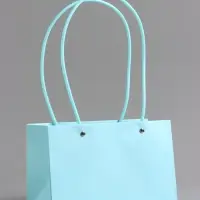 Сумка для цветов влагостойкая, тиффани, 22x10.5x13.5 см Сумка для цветов влагостойкая, тиффани, 22x10.5x13.5 см